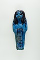 Worker Shabti of Nauny, Faience