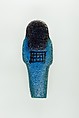 Worker Shabti of Nauny, Faience