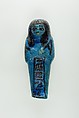 Worker Shabti of Nauny, Faience
