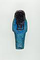 Worker Shabti of Nauny, Faience