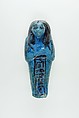 Worker Shabti of Nauny, Faience