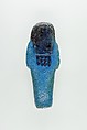 Worker Shabti of Nauny, Faience