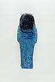 Worker Shabti of Nauny, Faience