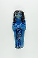 Worker Shabti of Nauny, Faience