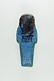 Worker Shabti of Nauny, Faience