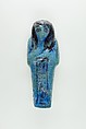 Worker Shabti of Nauny, Faience