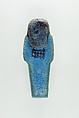 Worker Shabti of Nauny, Faience
