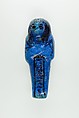 Worker Shabti of Nauny, Faience
