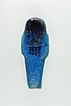 Worker Shabti of Nauny, Faience