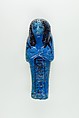 Worker Shabti of Nauny, Faience