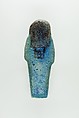 Worker Shabti of Nauny, Faience