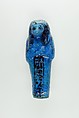 Worker Shabti of Nauny, Faience