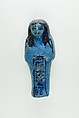 Worker Shabti of Nauny, Faience