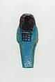 Worker Shabti of Nauny, Faience