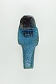 Worker Shabti of Nauny, Faience