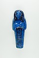 Worker Shabti of Nauny, Faience