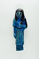 Overseer Shabti of Nauny, Faience