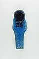 Worker Shabti of Nauny, Faience