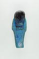 Worker Shabti of Nauny, Faience