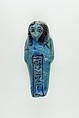 Worker Shabti of Nauny, Faience