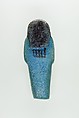 Worker Shabti of Nauny, Faience