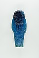 Worker Shabti of Nauny, Faience