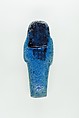 Worker Shabti of Nauny, Faience