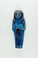 Worker Shabti of Nauny, Faience