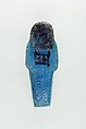 Worker Shabti of Nauny, Faience