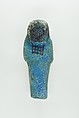 Worker Shabti of Nauny, Faience