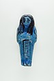 Worker Shabti of Nauny, Faience