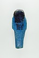 Worker Shabti of Nauny, Faience