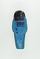 Worker Shabti of Nauny, Faience