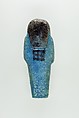 Worker Shabti of Nauny, Faience