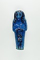 Worker Shabti of Nauny, Faience