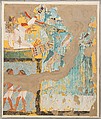 Fishing and Fowling, Tomb of Ipuy, Nina de Garis Davies or, Tempera on paper