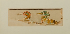 Two Ducks, Hugh R. Hopgood, Tempera on paper