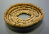 Model Pot Stand from a Foundation Deposit for Hatshepsut's Tomb, Palm leaf, grass
