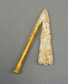 Model Flail from the Foundation Deposit for Hatshepsut's Tomb, Wood, gold foil