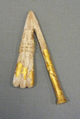 Model Flail from the Foundation Deposit for Hatshepsut's Tomb, Wood, gold foil