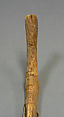 Model Adze, Bronze or copper alloy, wood, leather