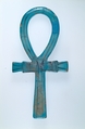 Ceremonial Implement in the Shape of an Ankh, Faience