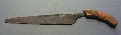 Model Saw, Bronze or copper alloy, wood