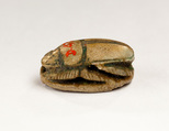 Scarab Inscribed for the God's Wife (Ahmose-)Nefertari, Steatite, glazed