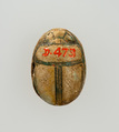 Scarab Inscribed for the God's Wife (Ahmose-)Nefertari, Steatite, glazed