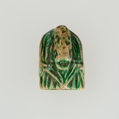 Duck-Shaped Stamp Seal Inscribed for (Ahmose-)Nefertari, Steatite, glazed