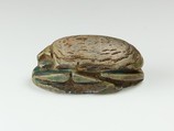 Scarab with cartouche of Usermaatre, Glazed steatite
