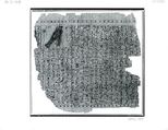 Sheet from the Papyrus of Amenhotep, Papyrus, ink, pigment