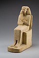 Statue of a Seated Man in a Cloak, Limestone