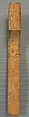 Model Meskhetyu Implement from the Foundation Deposit for Hatshepsut's Tomb, Wood